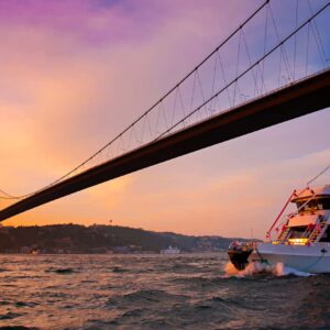 Crucero por el Bosforo y el atardecer